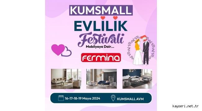 "Evlilik Hayalleriniz için Evlilik Festivali" Kumsmall AVM'de Sizi Bekliyor!